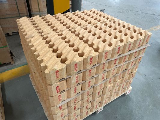 kupować 80-83% Al2O3 Anchor Brick High Aluminium Customized High Temperature Fire Brick online manufacture